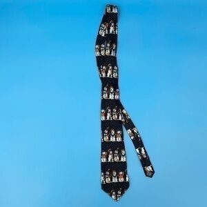 Vintage Noel SILK Christmas Tie